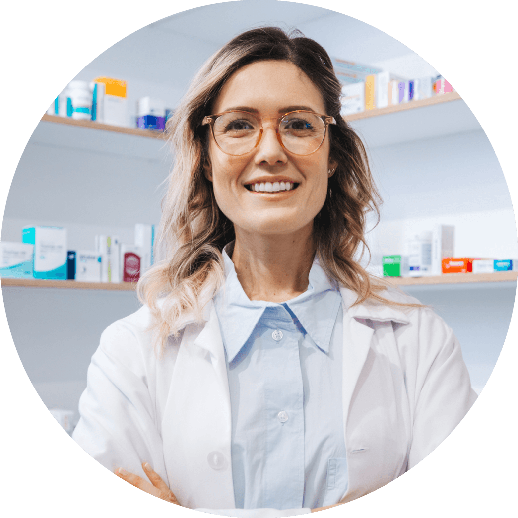 Medical professional with stethoscope