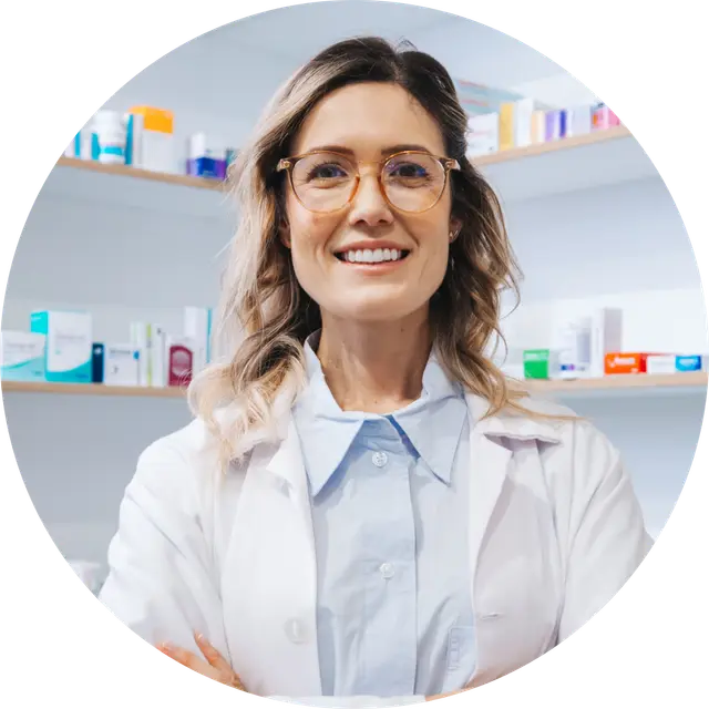 Medical professional with stethoscope
